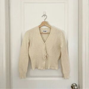 Rouje Ivory Knit Cardigan